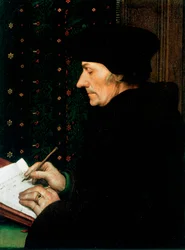 Desiderus Erasmus, niederländischer Humanist und Gelehrter, 1523