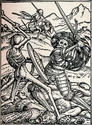 Der Ritter und der Tod, 1538, 1917