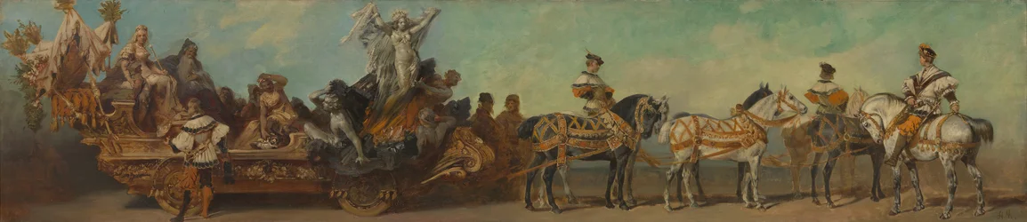 Entwurf zum Festzug 1879 - Der Bergbau
