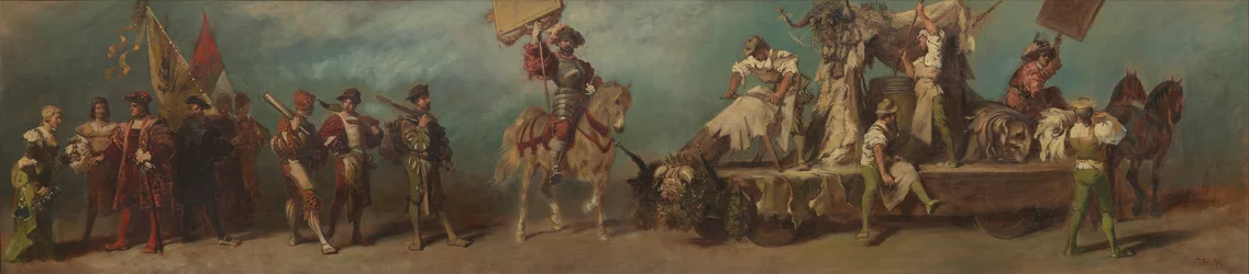 Entwurf zum Festzug 1879 - Die Gerber