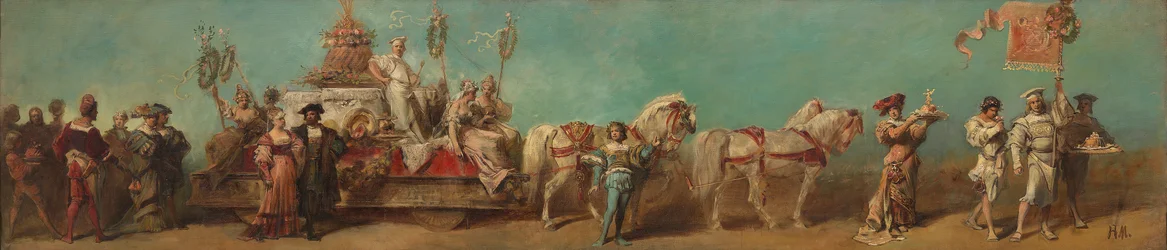 Entwurf zum Festzug 1879 - Die Zuckerbäcker