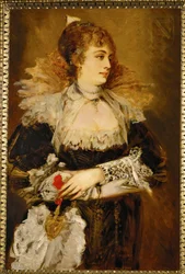Hanna Klinkosch, ein bekanntes Mitglied der Wiener High Society