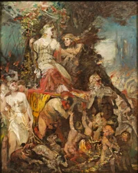 Triumphzug der Diana mit Bacchus