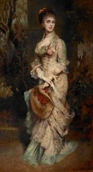 Porträt von Hanna Klinkosch (1849-1925), ab 1890 durch Heirat Prinzessin von Liechtenstein