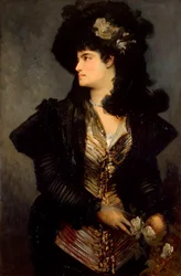 Porträt einer Frau, 1870er-1880er