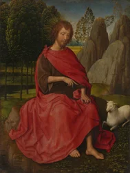 Johannes der Täufer (Rückseite: Totenkopf)