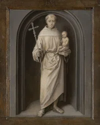 Der heilige Antonius von Padua, 1485-90