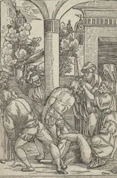 Die Geißelung, aus Das Leben Christi, ca. 1511-12