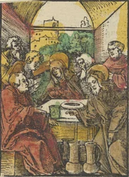 Die Hochzeit zu Kana, aus Das Plenarium, 1517