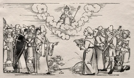 Streit zwischen Luther und einem katholischen Theologen