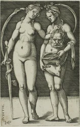 Judith und ihre Dienerin