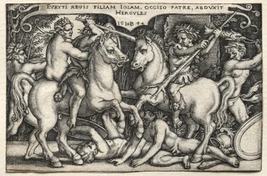 Die Arbeiten des Herkules: Herkules entführt Iole