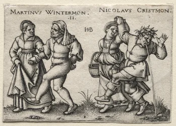 Die Dorfhochzeit: Martinus Wintermon / Nicolaus Cristmon