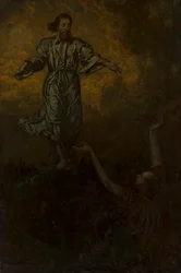 Christus und der heilige Petrus