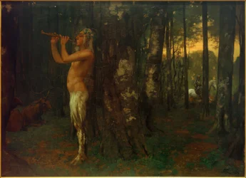 Dämmerung im Wald