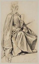 Studie zur Figur des Königs Gambrinus