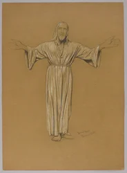 Studie der Gestalt Christi
