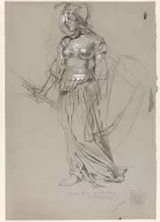 Walküre (Kostümstudie für Bayreuth)