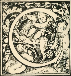 C - Ein Alphabet von Hans Weiditz, um 1520-1521, 1908