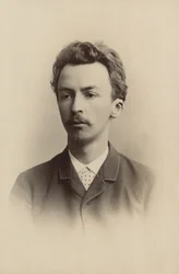Porträt von Vilhelm Hammershøi 1864-1916, 1889
