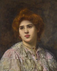 Porträt der Opernsängerin Fèlia Litvinne 1860-1936