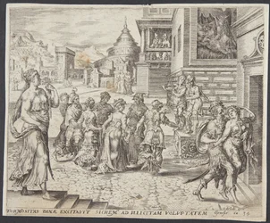 Dinah geht hinaus und wird von Sichem verführt