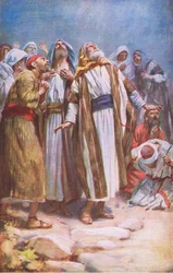 Die Himmelfahrt, Illustration aus Harold Copping Bilder: Die Kronen-Serie, ca. 1920er