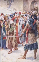 Die Gefangenen von Babylon, Illustration aus Bilder, die lehren Die Kronenserie, 1920