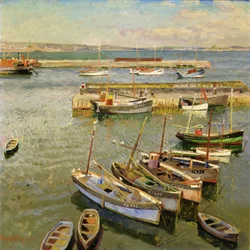 Boote, Newlyn Hafen