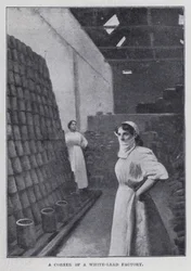 Eine Ecke einer Weißbleifabrik