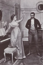 Illustration zu Vanity Fair von William Makepeace Thackeray