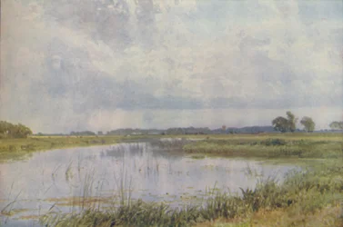 Ein Fluss in einer Ebene, 1910