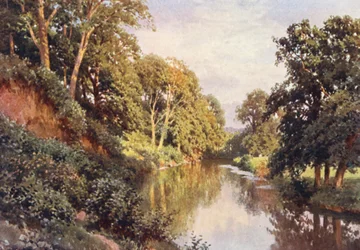 Der Fluss Mole, nahe Dorking