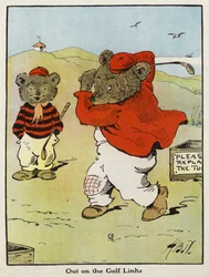 Draußen auf dem Golfplatz