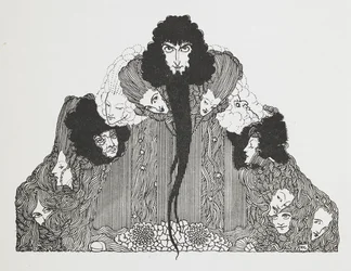 Illustration von Blaubart.