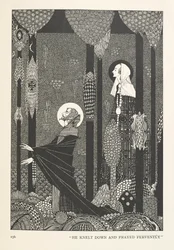 Die Tochter des Marschkönigs. Er kniete nieder und betete inbrünstig.