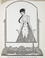 "Wahrlich, dieser neue Schmuck hob ihre Schönheit nicht hervor." Illustration zur Geschichte 