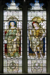 Oxford, Oriel College Chapel, St. Peter & Johannes der Täufer, 1885