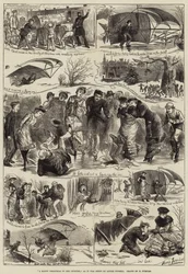 Ein glückliches Weihnachten auf dem Land, wie es von Little Topsell verbracht wurde