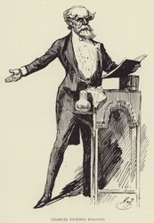 Charles Dickens liest