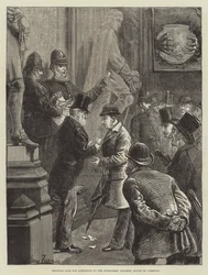 Auslosung für den Eintritt in die Fremdengalerie, House of Commons