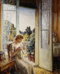 Das Mädchen am Fenster