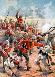 Sturm auf die Schützengräben. Schlacht von Tel-el-Kebir