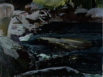 Fließender Fluss