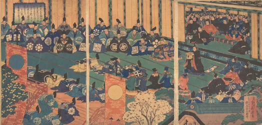 Treffen mit ausländischen Würdenträgern, 1867 Meiji 1
