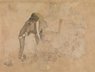 Elefant und Reiter, ca. 1640