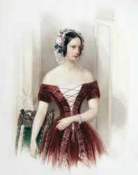 Großherzogin Alexandra Nikolajewna von Russland, 1825-1844, um 1840
