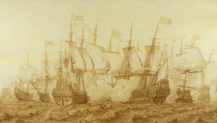 Die Schlacht von Gabbard, 2. Juni 1653, ca. 1653