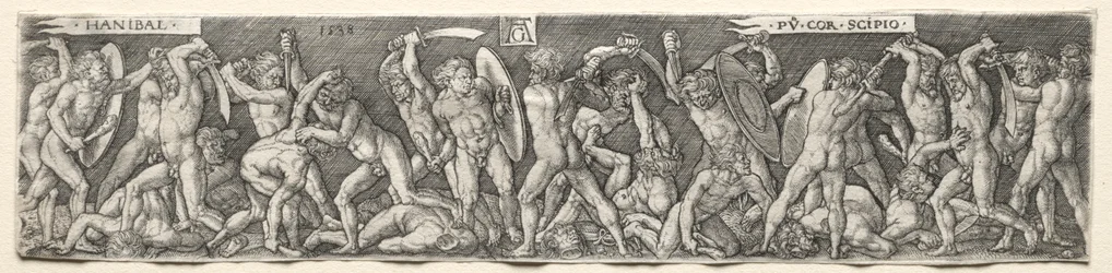 Hannibal kämpft gegen Scipio