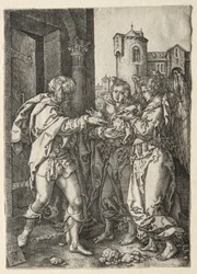 Die Geschichte von Lot, 1555